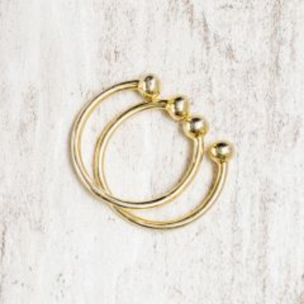 La Soula Two-Diamond Rings