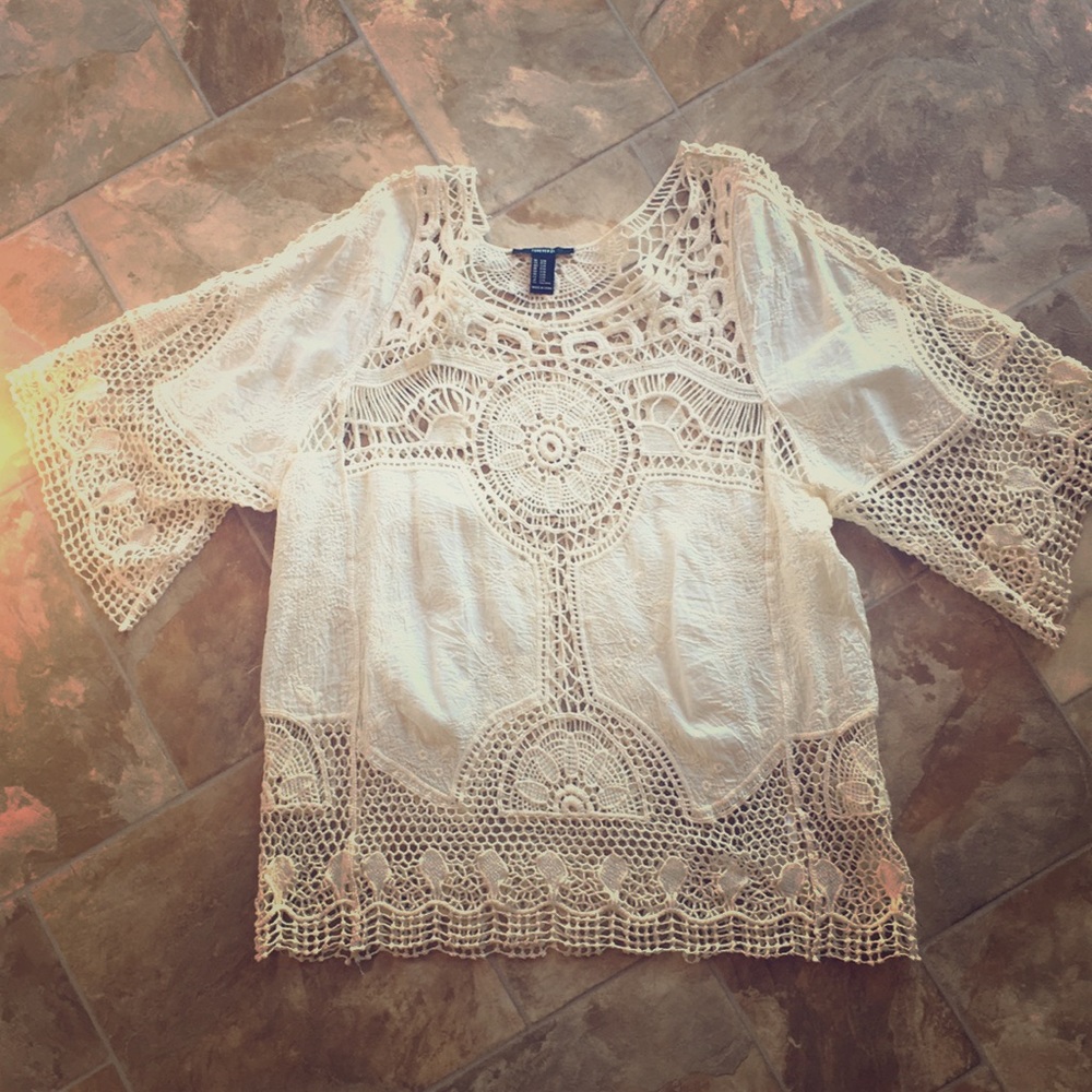 Boho knit top