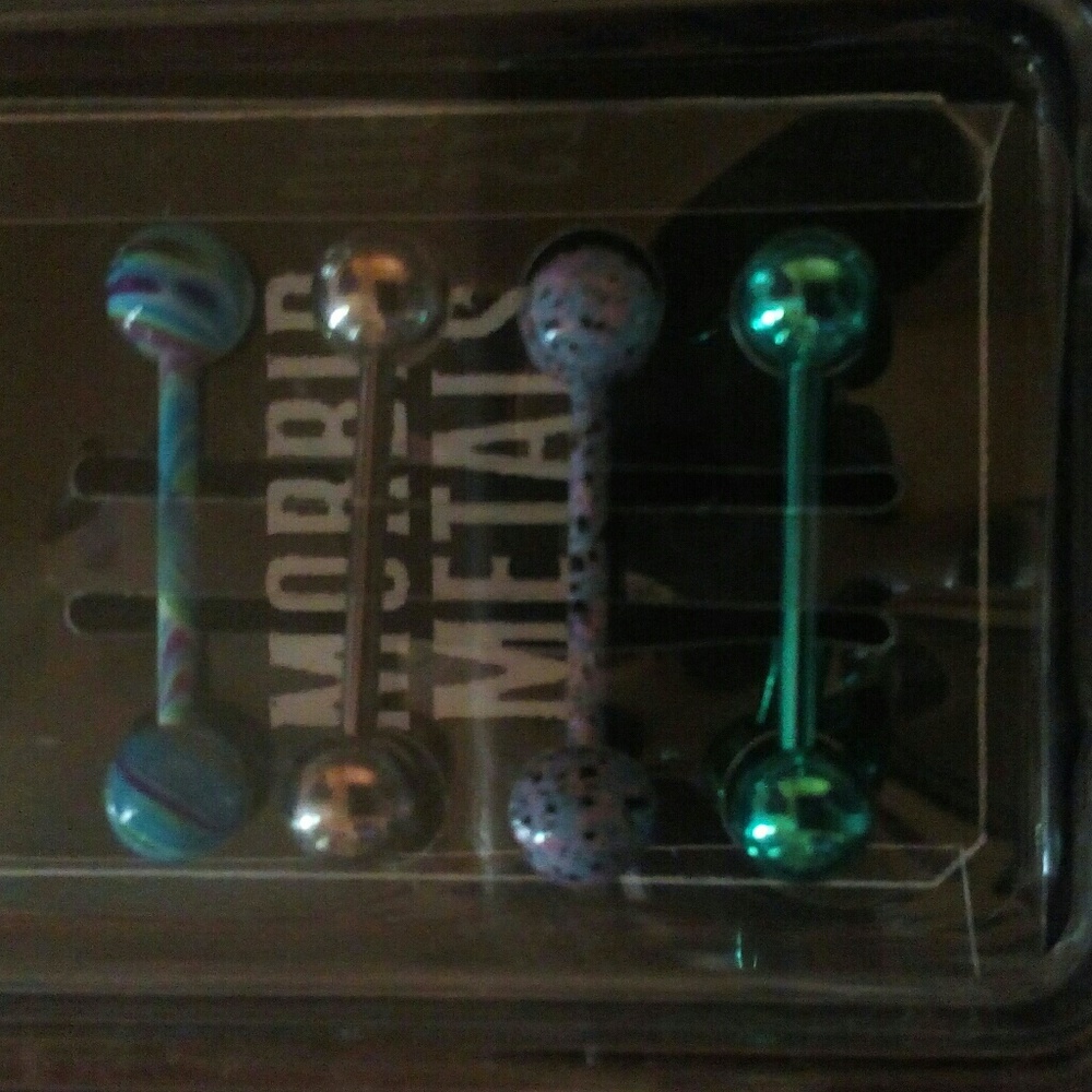 NWT Morbid Metals Tongue Rings