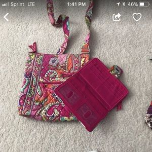 Vera BradleyCrossover Bag & Turn Lock Wallet