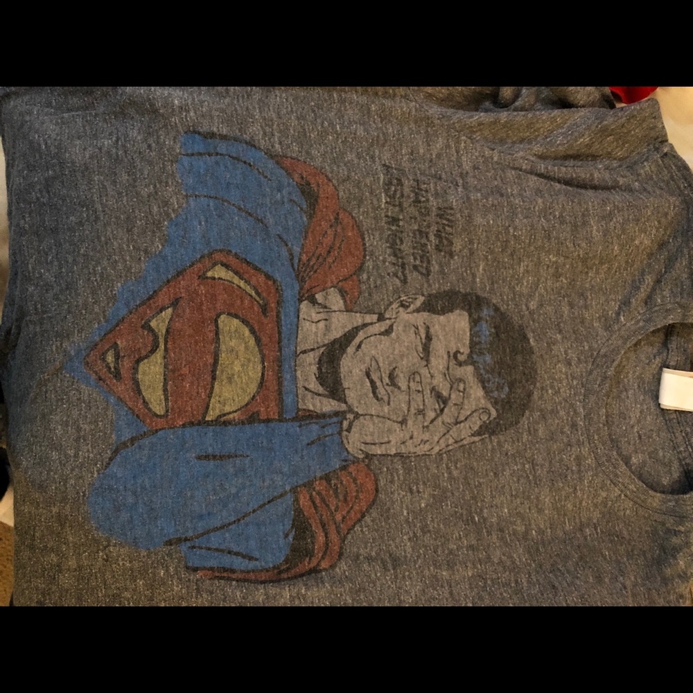 Awesome Superman T-shirt hungover