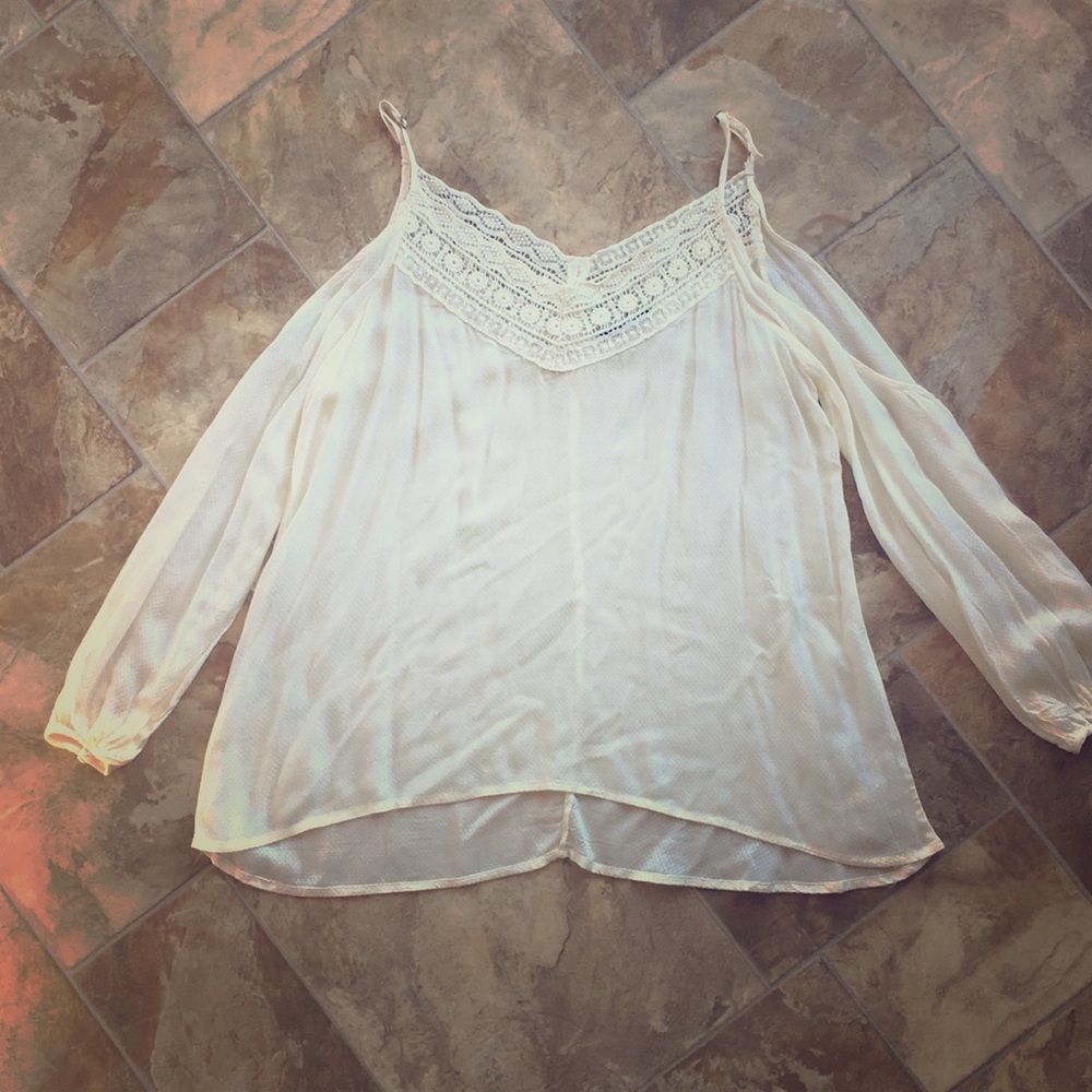 Cold shoulder blouse