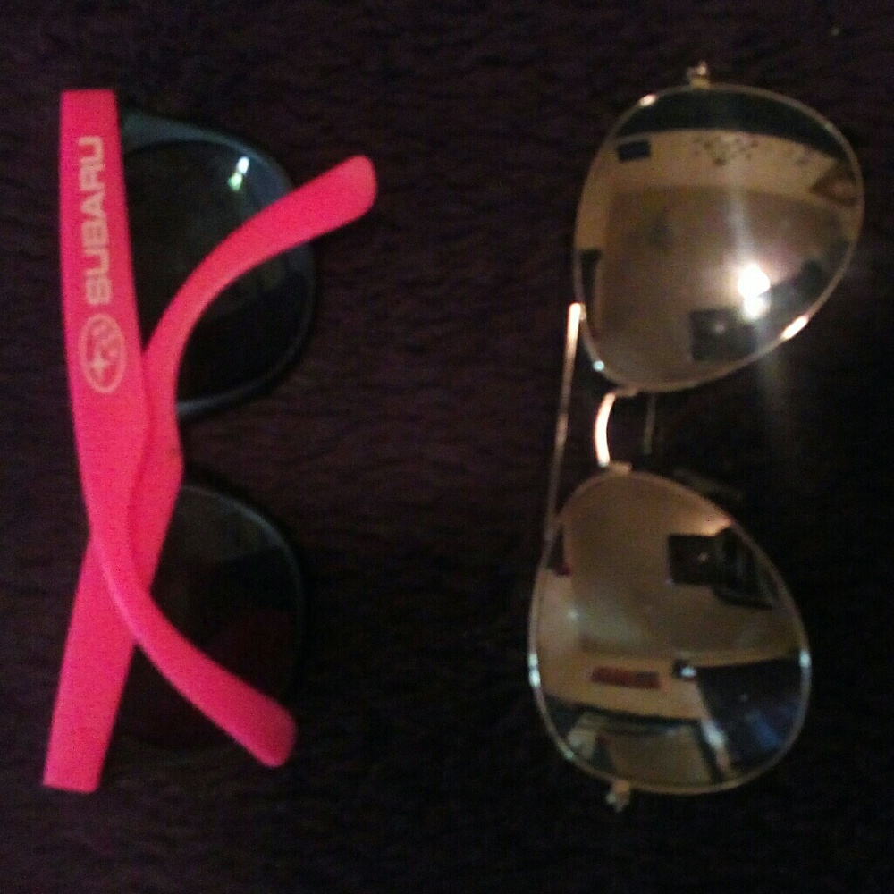 Subaru Sunglasses and Aviators.