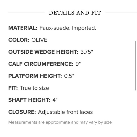 NIB 10 Shoe Dazzle Olive Faux Suede Wedge Booties - Picture 8 of 8