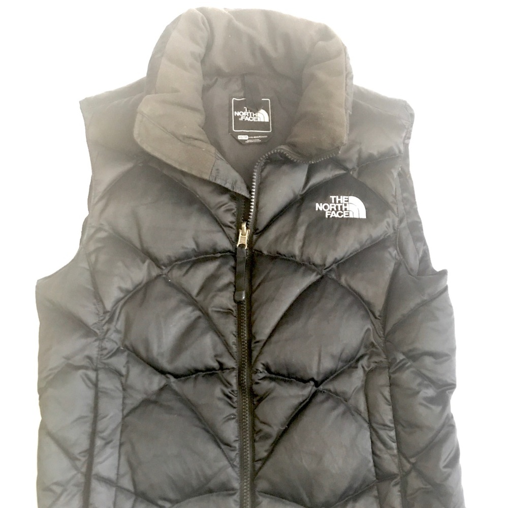 XS EUC The North Face down vest in black