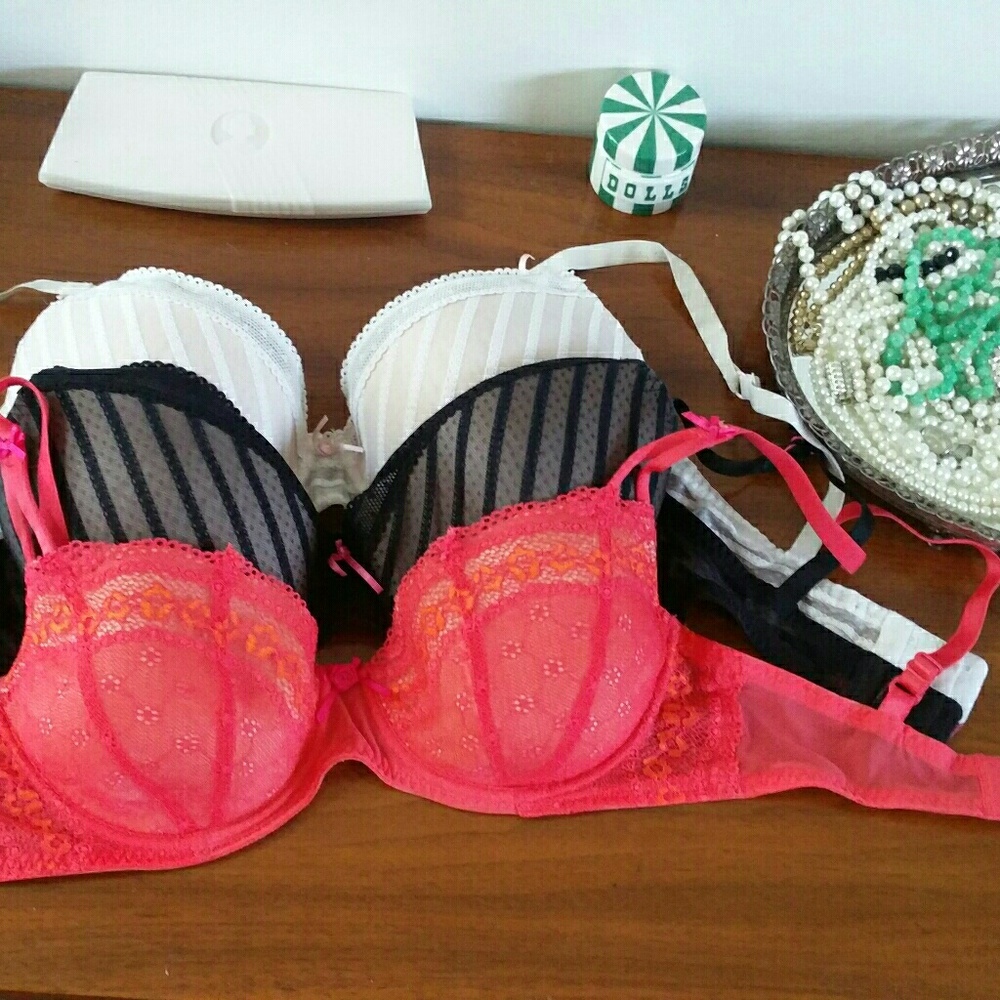 Betsey Johnson Bras (lot of 3)