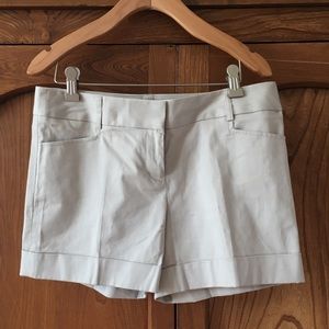 EXPRESS Editor cuffed khaki shorts