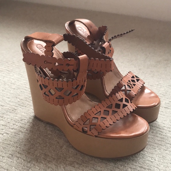 Chloe Shoes - CHLOE WEDGE SANDALS!!