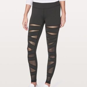 Lululemon Wunder Under tech mesh pants