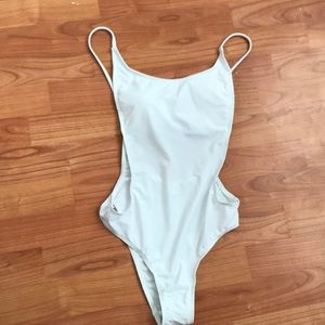 New SunnyCo Clothing White Pamela Swimsuit