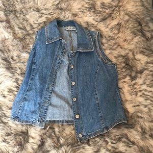 Denim vest