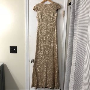 Sorella vita gold sequence dress (size 12)