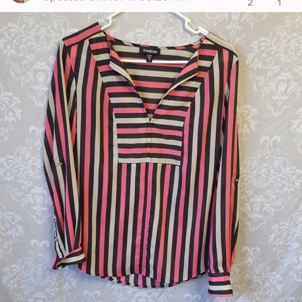 Striped Bebe Blouse