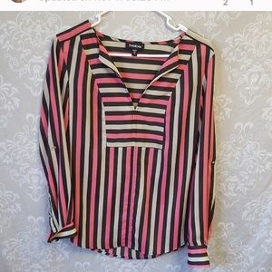 Striped Bebe Blouse