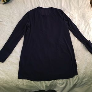 Lululemon navy blue mesh long sleeve