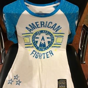 American fighter size small runs like XS
