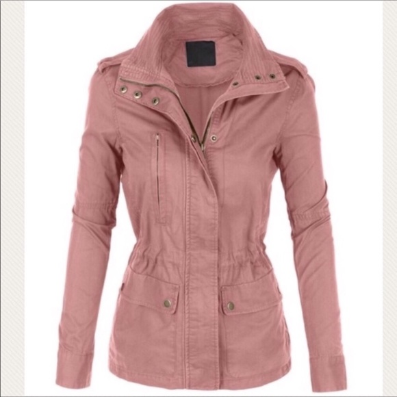 Jackets & Blazers - 💐 Stylish And Cute  Mauve Utility Jacket 💐