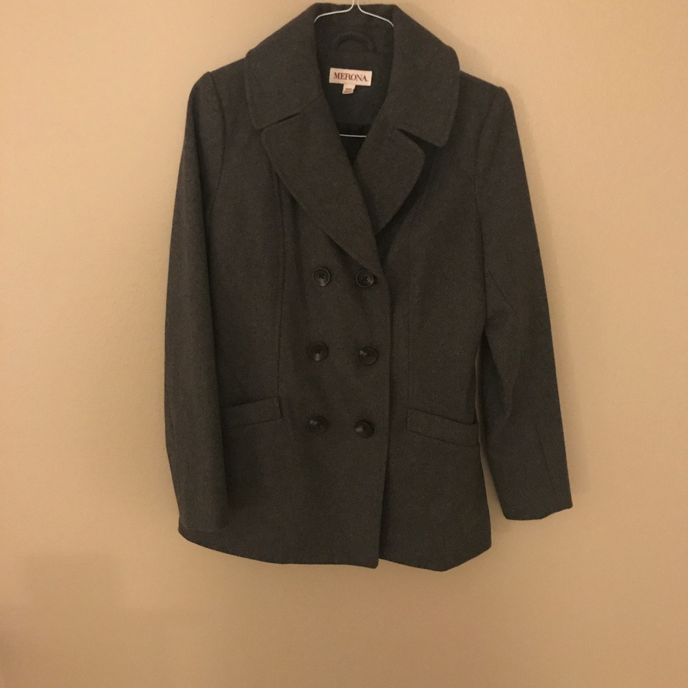 Dark Gray Peacoat