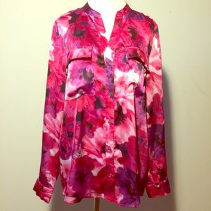 Premise button down satin shirt.