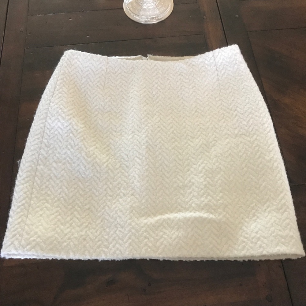 Banana Republic White Heritage Skirt