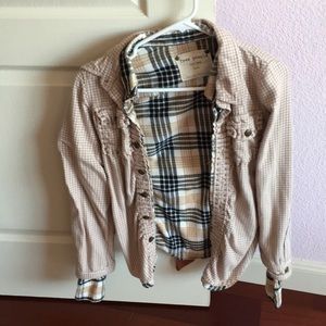 Free people flannel. Size 0