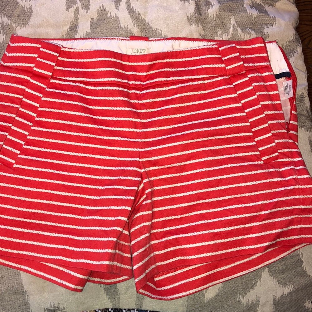 Jcrew striped shorts