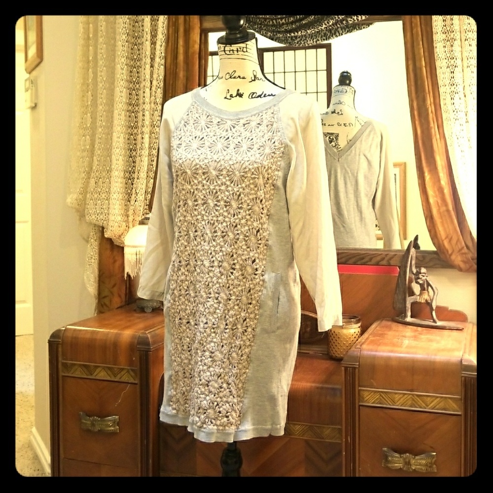 Grey Cluny Dress