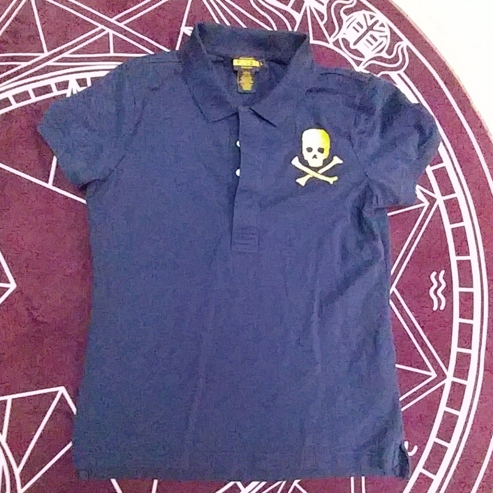 RUGBY Ralph Lauren L Size Navy Polo Shirt