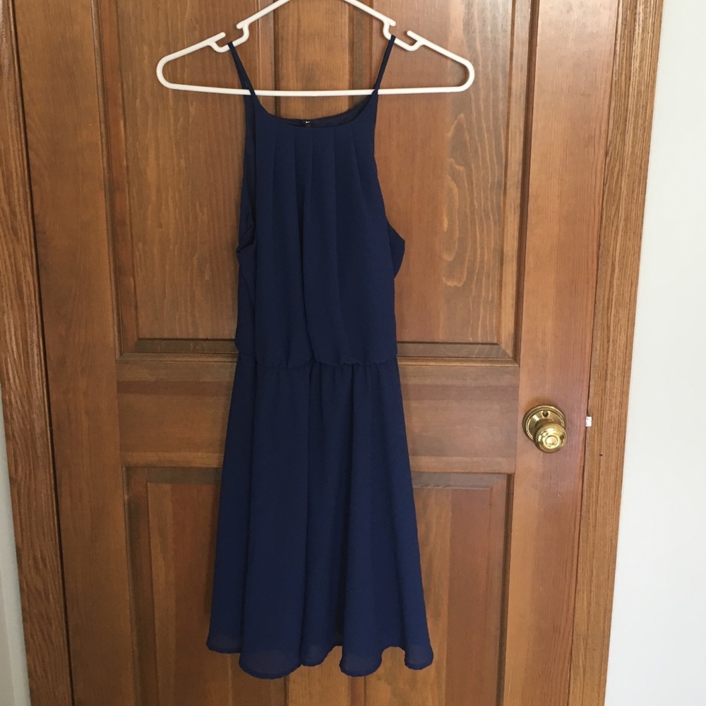 Blue dress