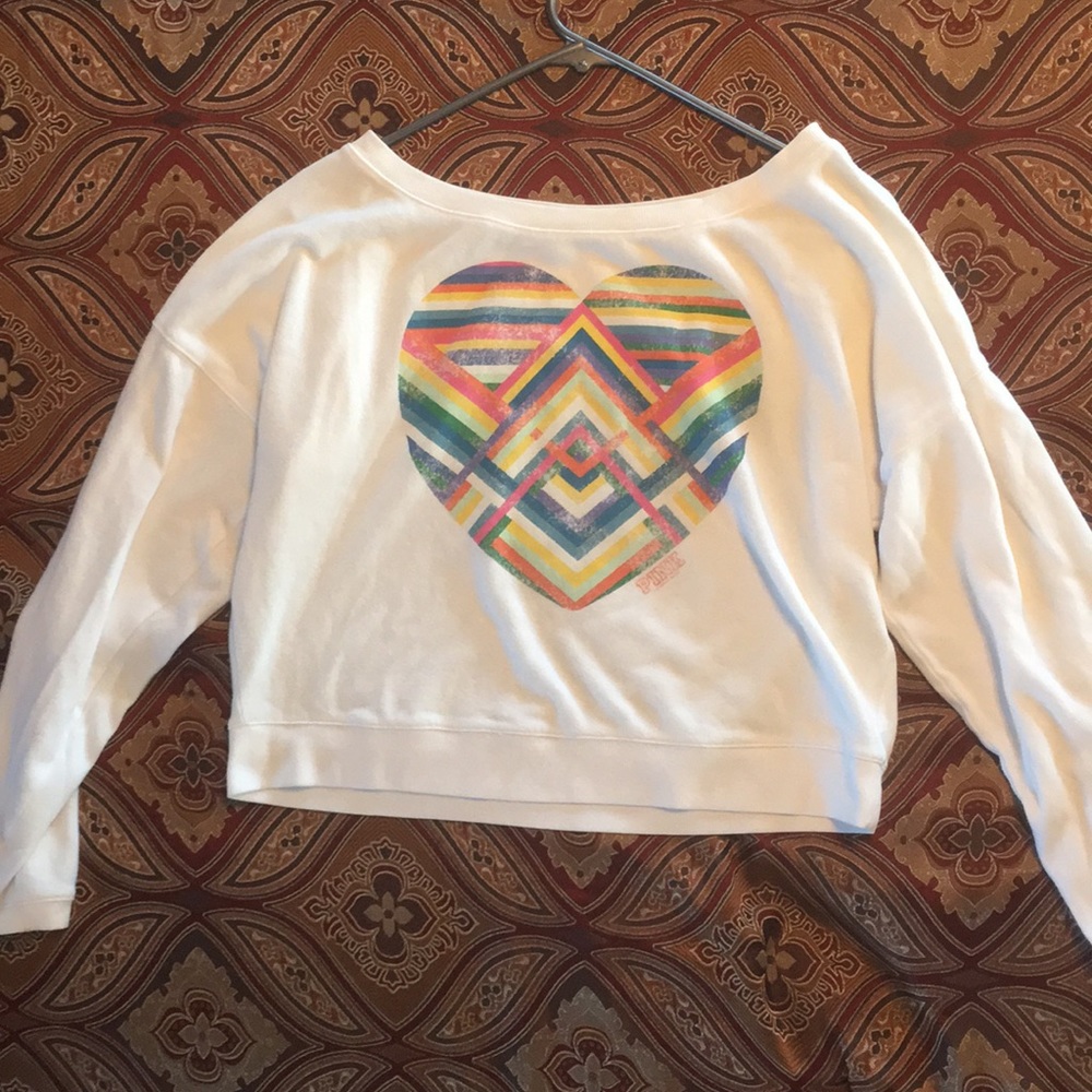 Victoria’s Secret Pink crop sweatshirt