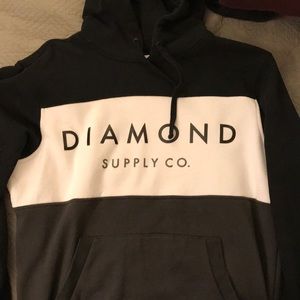 Diamond Supply co color block hoodie