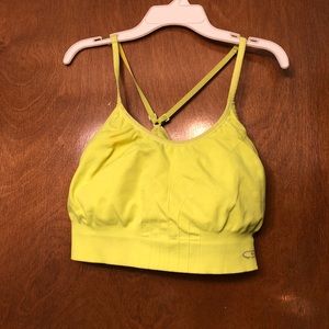 Bright Yellow Champion Sports Bra
