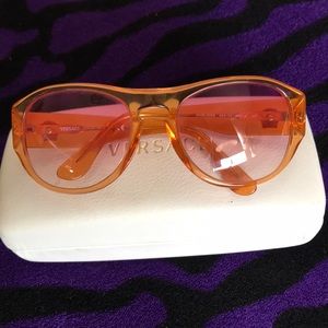 Versace Sunglasses Pink/ Orange