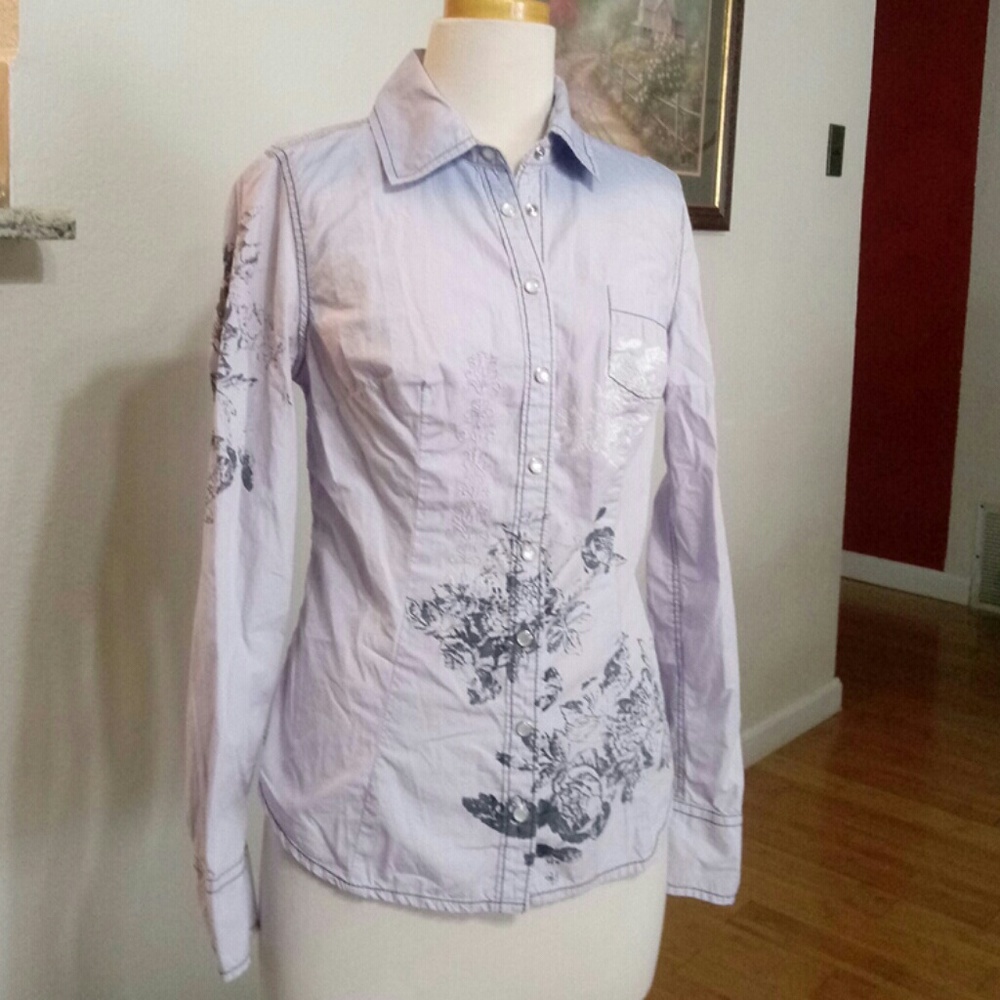 Guess Jeans snap down shirt