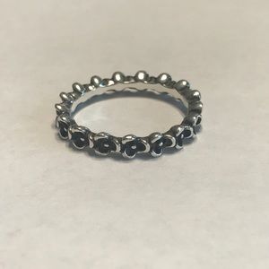 Pandora Floral Elegance Stackable Ring size 58