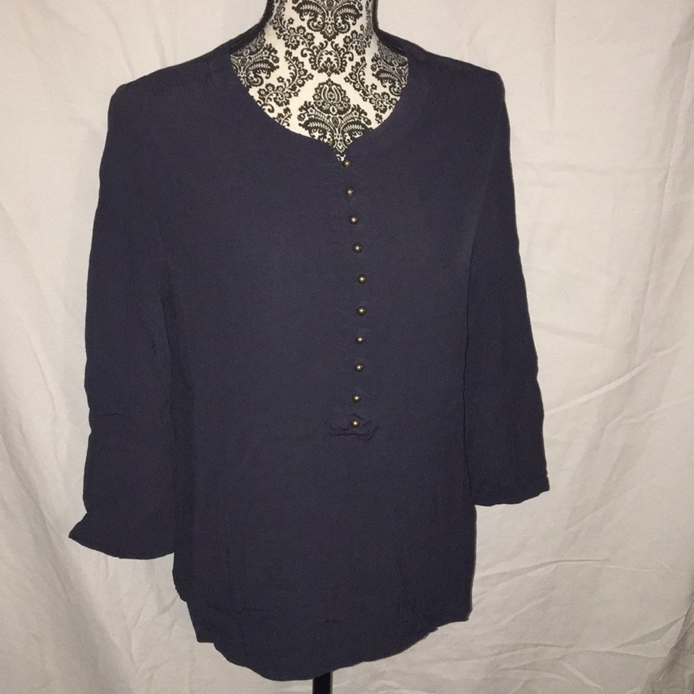 Banana Republic Navy Blue Top