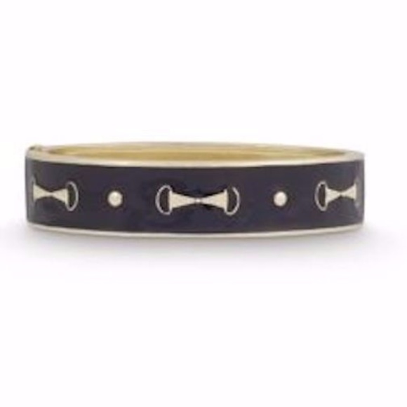 Sloane Ranger Jewelry - NWT Sloane Ranger Horse Bit Bracelet Black Enamel
