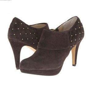 New Suede Dark Chocolate Suede Booties