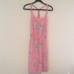 Lilly Pulitzer striped braided back dress