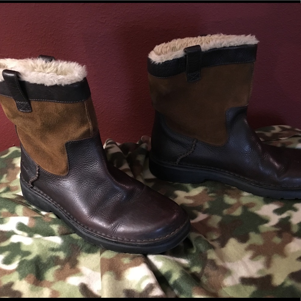 Clark Lined Leather Boots
