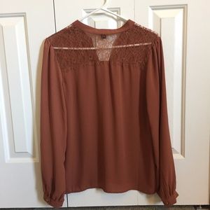 Burnt Orange Blouse