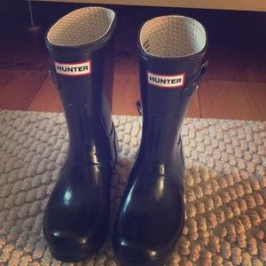 Hunter boots - short gloss