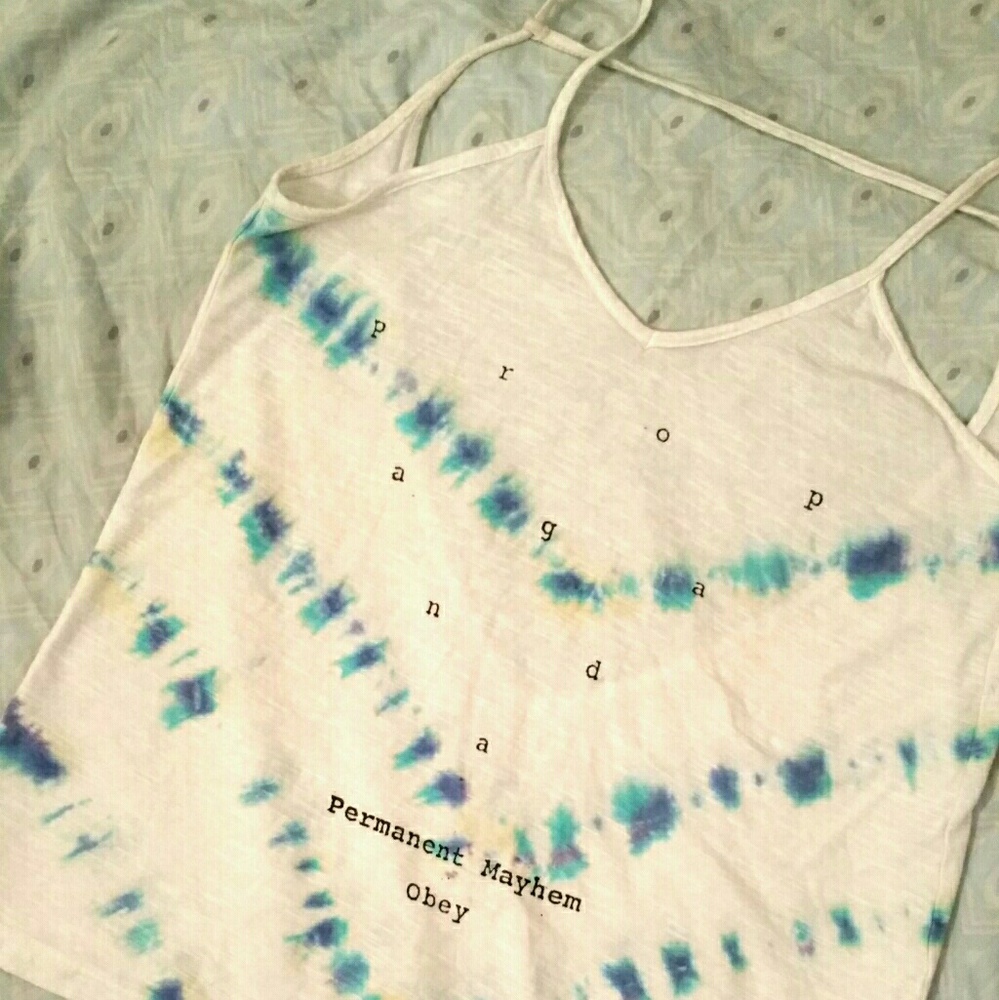 Propaganda tie dye summer top