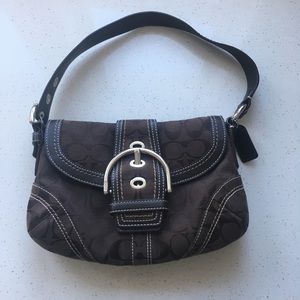 Coach signature handbag