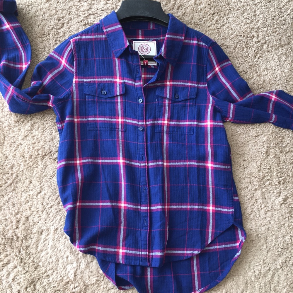 Cute striped flannel.