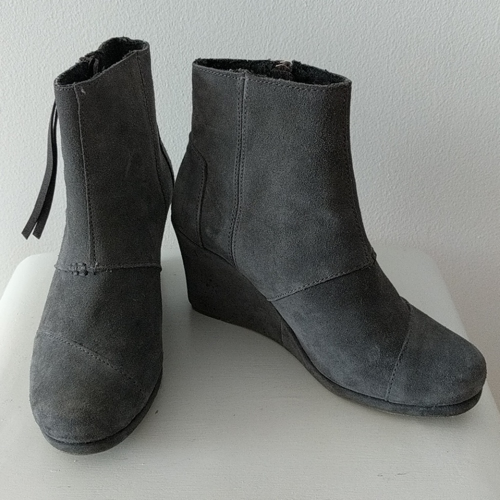 TOMS Suede Desert Bootie
