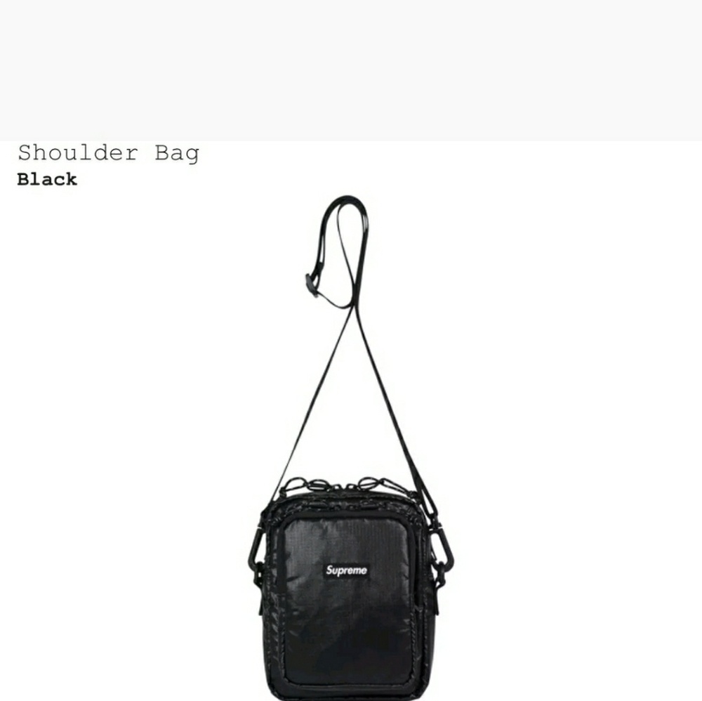 Supreme shoulder bag black