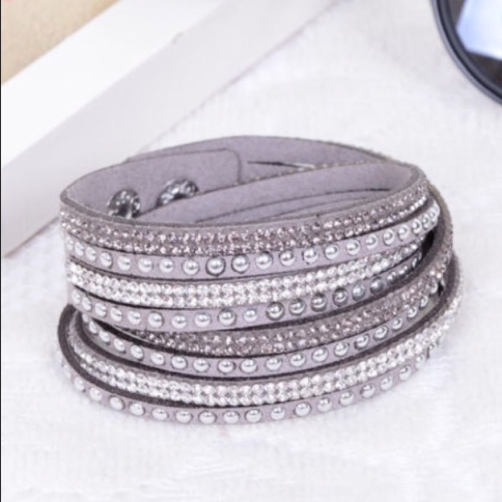 🆕 leather wrap adjustable wrap bracelet.