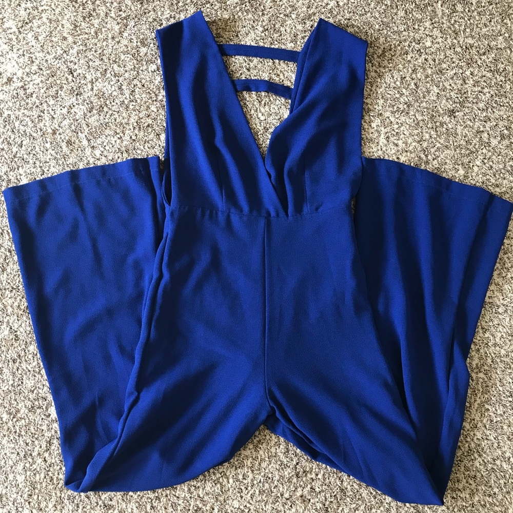 FOREIGN EXCHANGE Blue jumpsuit