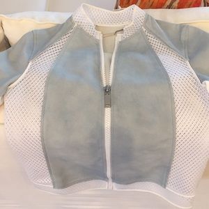 *NEW WITH TAGS* Unique suede Elie Tahari jacket